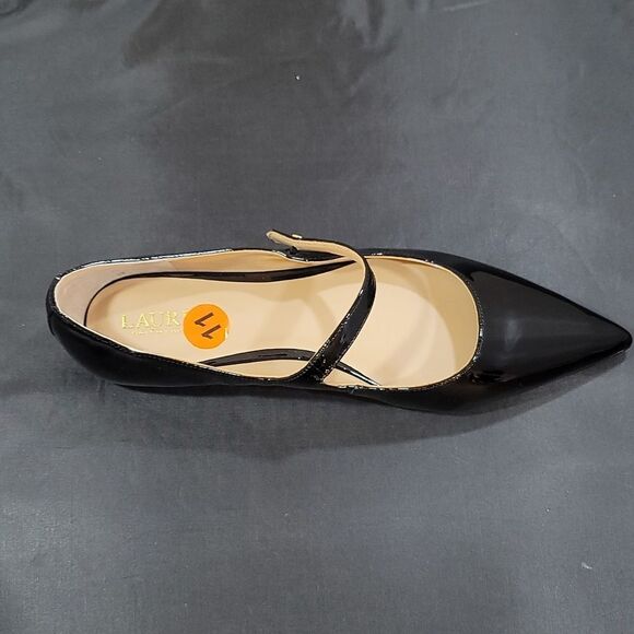 BRAND NEW LAUREN RALPH LAUREN LONDYN PATENT LEATHER MARY JANE BALLET FLATS - Picture 9 of 16